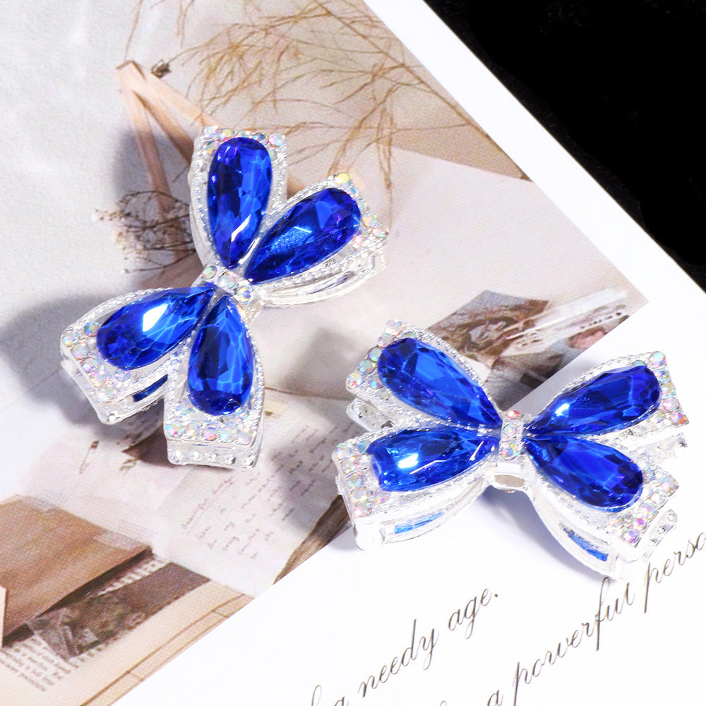 Wholesale 5pcs Colorful crystal bow DIY jewelry beads